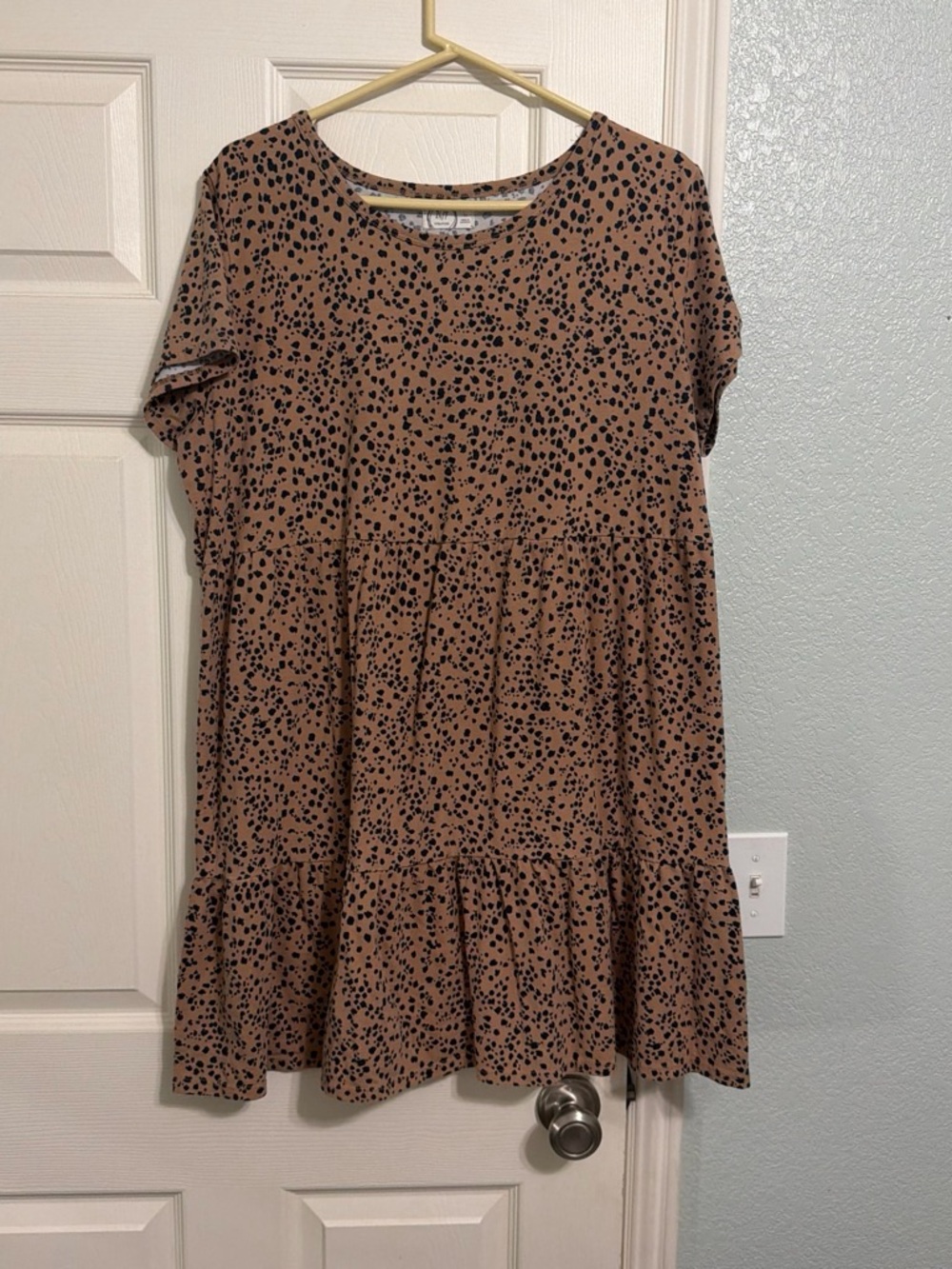 Maurices 24/7 Leopard Print Tank - Brown and Black Mid Thigh Length